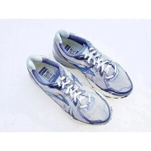 Brooks Mesh Blue and White Running Shoes